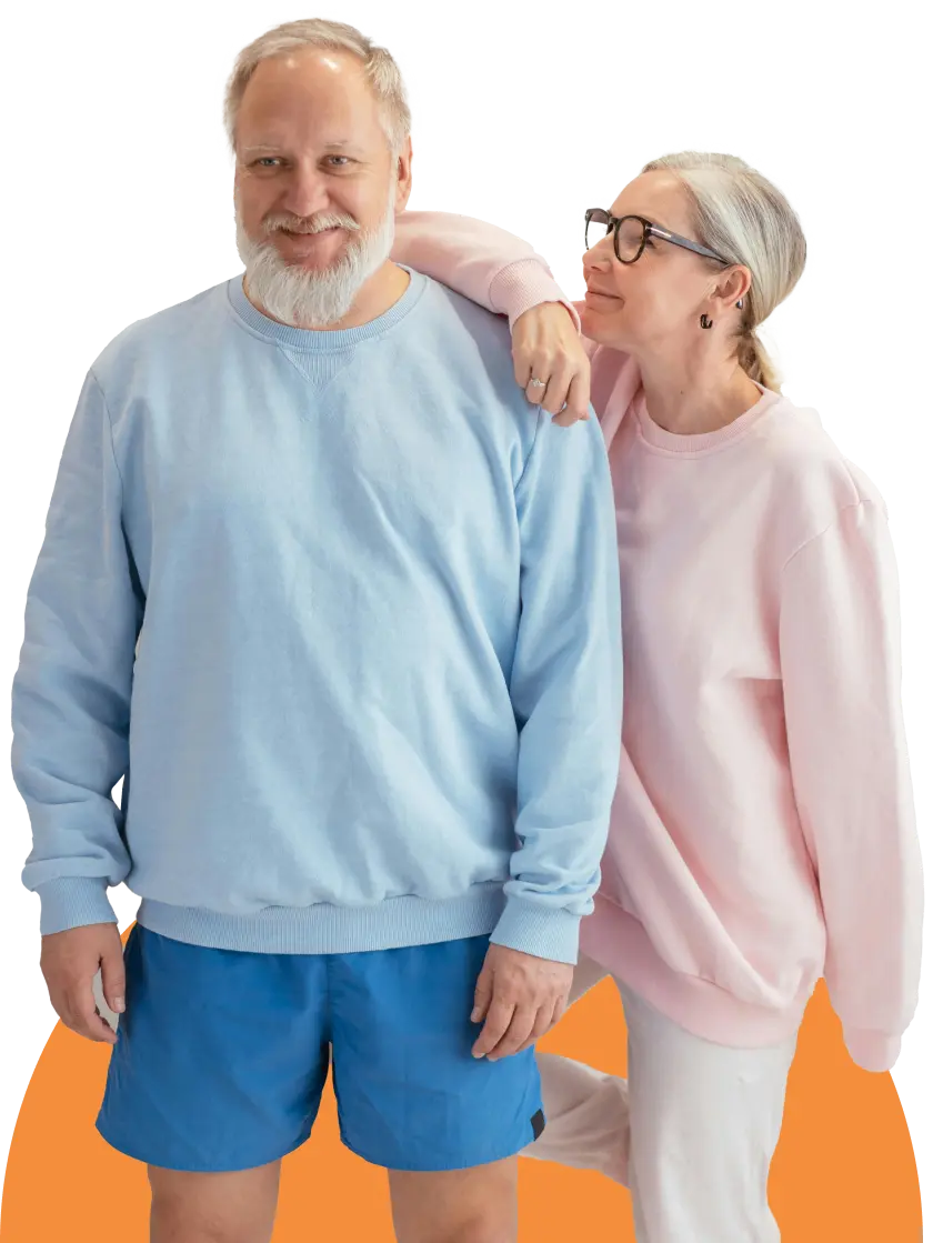 A man and woman photoshoot